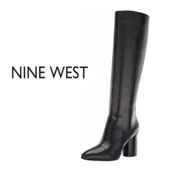 Nine West Shoes - Brand new Nine West leather boots w cylinder heel